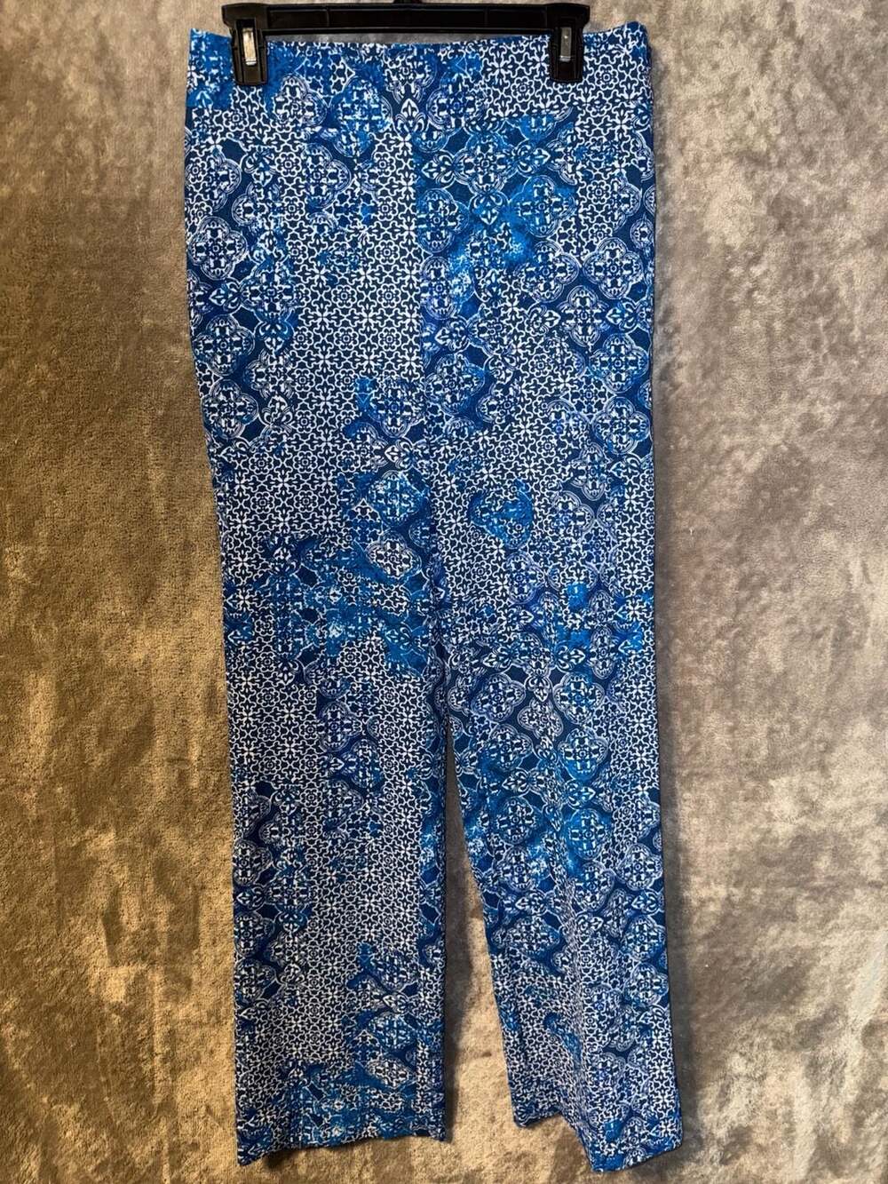 Banana Republic Blue Patterned Dress Pants Size 2R